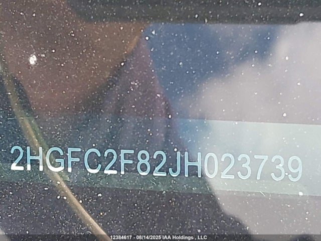 Honda k20c2 2018 2HGFC2F82JH023739 Image 9