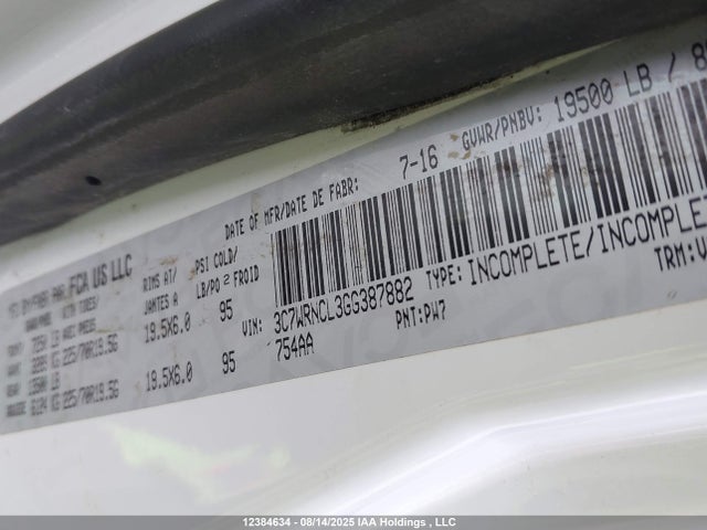3C7WRNCL3GG387882 RAM 5500 Chassis St/slt