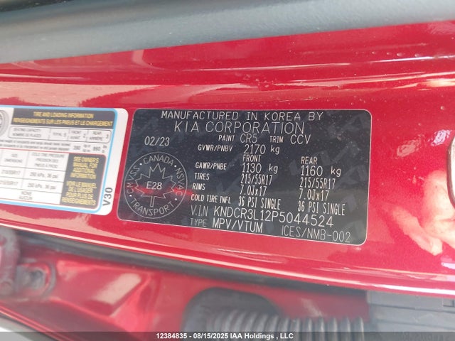 KIA Niro 2023 KNDCR3L12P5044524 Image 9