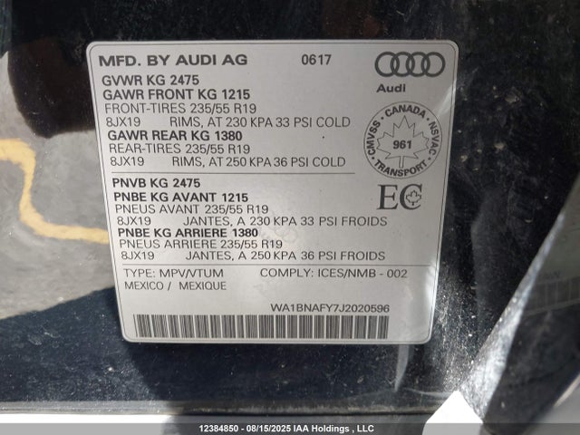Audi Q5 2018 WA1BNAFY7J2020596 Image 18