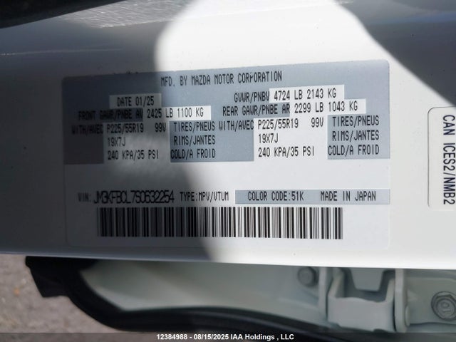 JM3KFBCL7S0632254 Mazda py