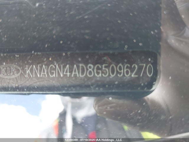 KNAGN4AD8G5096270 KIA mpi theta ii