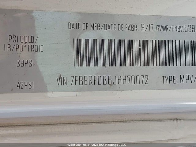 RAM Promaster City 2018 ZFBERFDB6J6H70072 Image 9