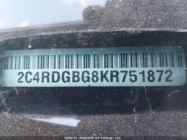 2C4RDGBG8KR751872 Dodge Grand Caravan