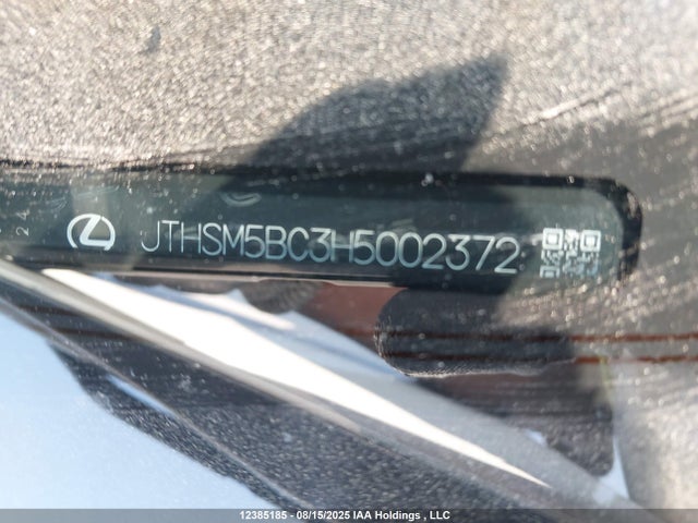 Lexus 2gr-fse 2017 JTHSM5BC3H5002372 Image 9