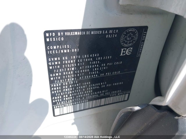 3VVSX7B28RM092658 Volkswagen tsi