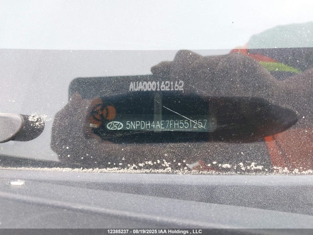 Hyundai dohc mpi nu 2015 5NPDH4AE7FH551257 Image 9