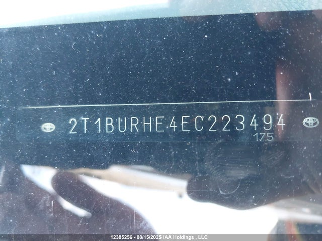 Toyota 2zr-fe 2014 2T1BURHE4EC223494 Image 19
