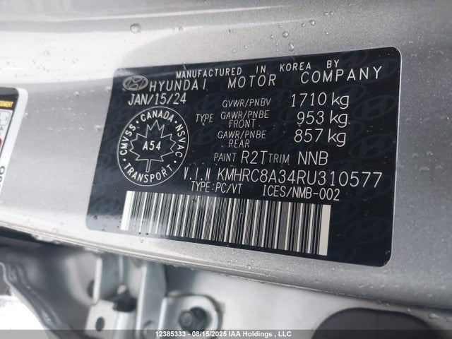 Hyundai gamma ii 2024 KMHRC8A34RU310577 Image 9