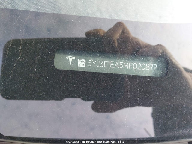 5YJ3E1EA5MF020872 Tesla MODEL 3