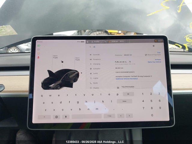 5YJ3E1EA5MF020872 Tesla MODEL 3