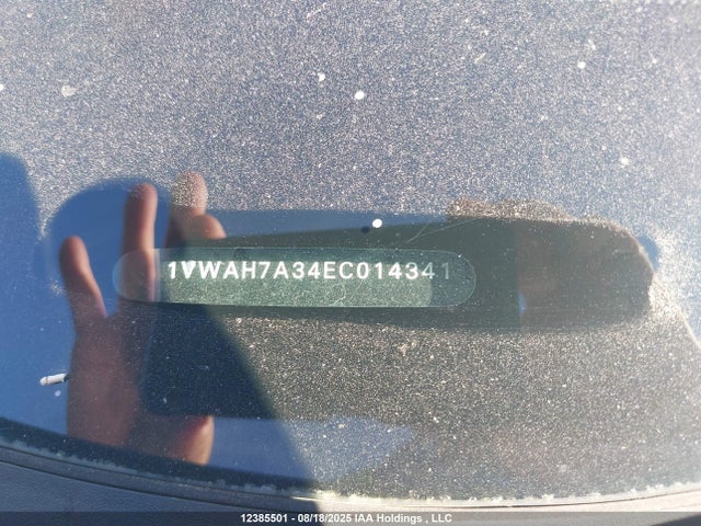 1VWAH7A34EC014341 Volkswagen 2014