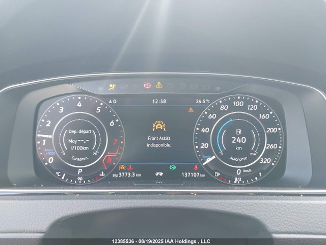 WVWVA7AU7KW226663 Volkswagen Golf R