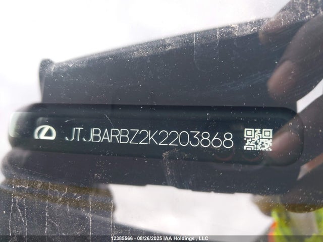 JTJBARBZ2K2203868 Lexus 8ar-fts