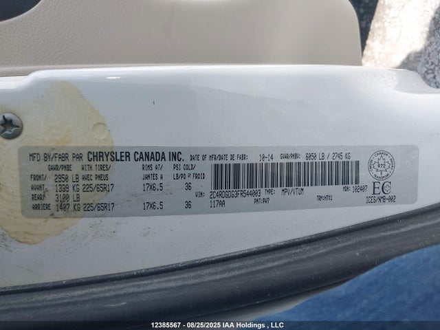 Dodge 2015 2015 2C4RDGDG3FR544003 Image 19