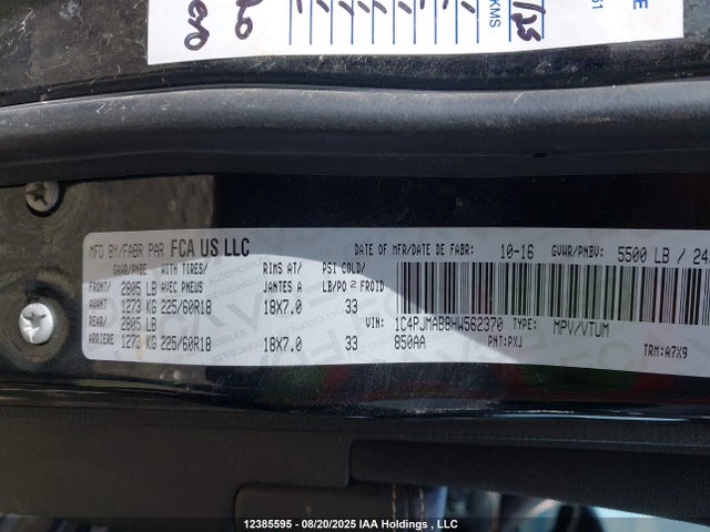 1C4PJMAB8HW562370 Jeep 2017