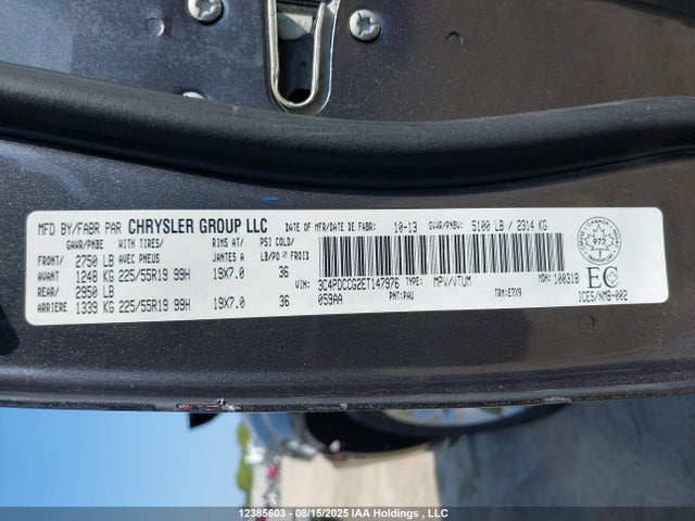 Dodge Journey 2014 3C4PDCCG2ET147976 Image 9