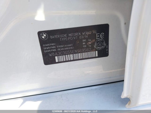 BMW 320i 2014 WBA3C3G55ENS69562 Image 9