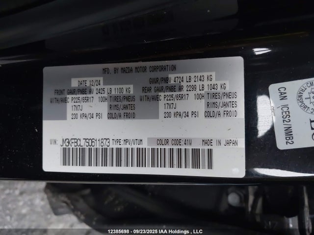 JM3KFBCL7S0611873 Mazda py