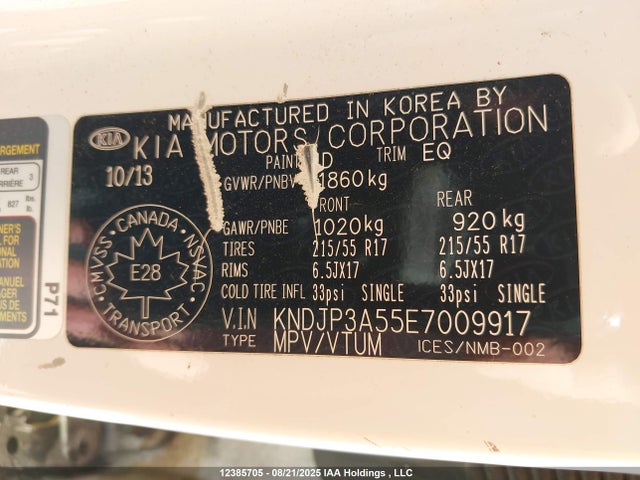 KIA dohc gdi nu 2014 KNDJP3A55E7009917 Image 19