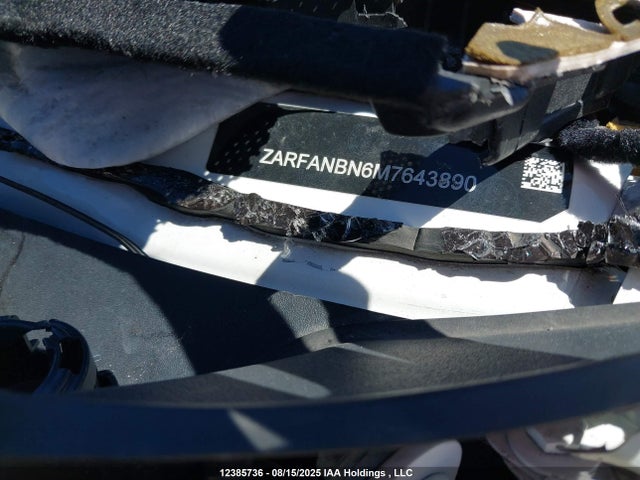 ZARFANBN6M7643890 Alfa Romeo 2021