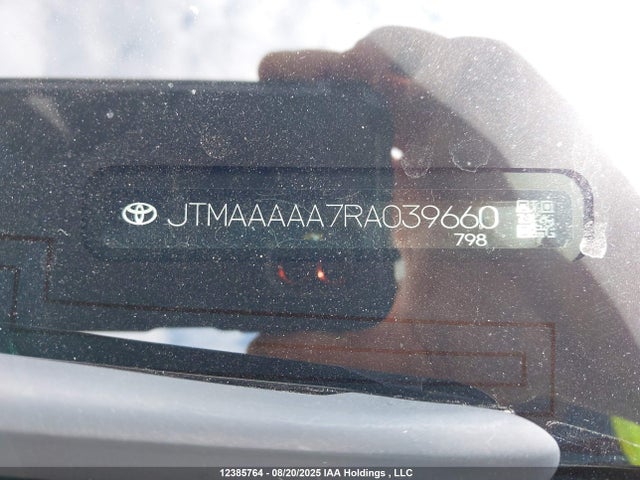 Toyota 1xm motor 2024 JTMAAAAA7RA039660 Image 18