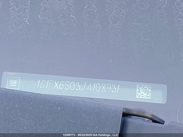 1G1FX6S03J4108931 Chevrolet BOLT EV
