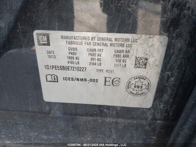 1G1PE5SB9E7210227 Chevrolet LUV
