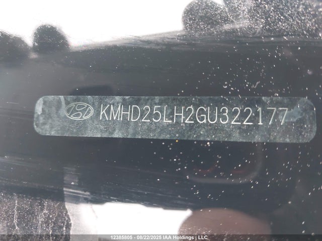 KMHD25LH2GU322177 Hyundai dohc gdi nu