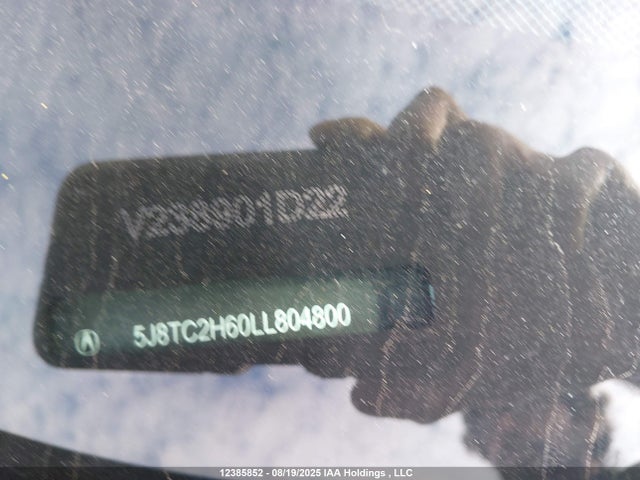 5J8TC2H60LL804800 Acura k20c4
