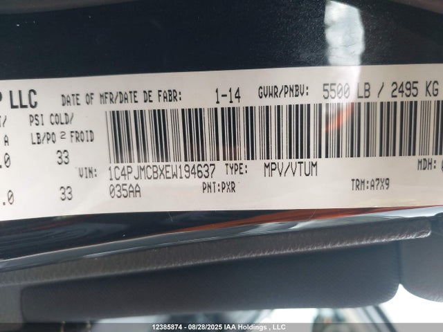 Jeep Cherokee 2014 1C4PJMCBXEW194637 Image 9