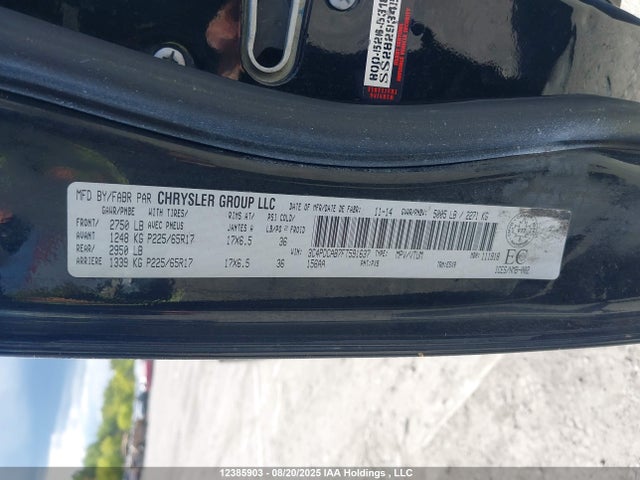 Dodge Journey 2015 3C4PDCAB7FT591637 Image 9