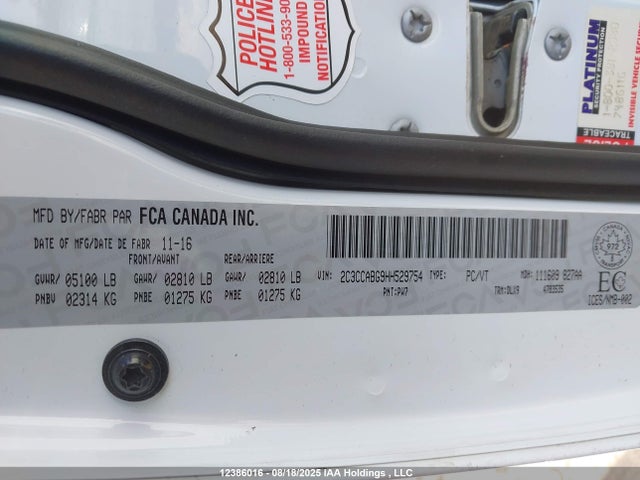 Chrysler 300 2017 2C3CCABG9HH529754 Image 9