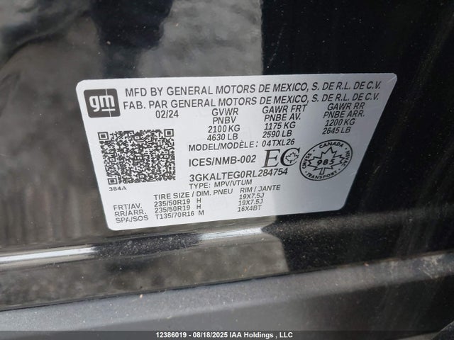 GMC lsd 2024 3GKALTEG0RL284754 Image 9