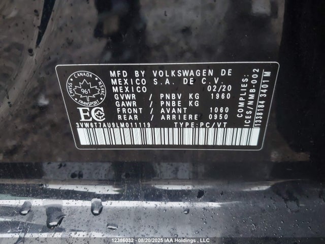 3VW6T7AU9LM011119 Volkswagen Golf GTI