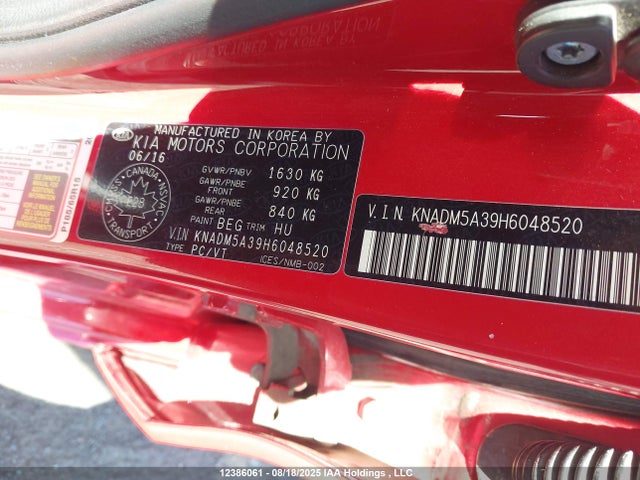 KIA Rio 2017 KNADM5A39H6048520 Image 18