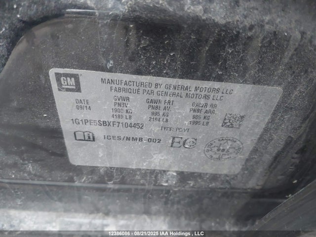 1G1PE5SBXF7104452 Chevrolet LUV