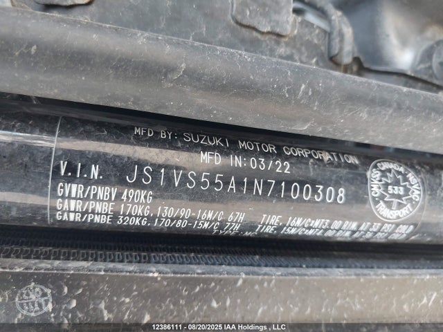 JS1VS55A1N7100308 Suzuki S510-