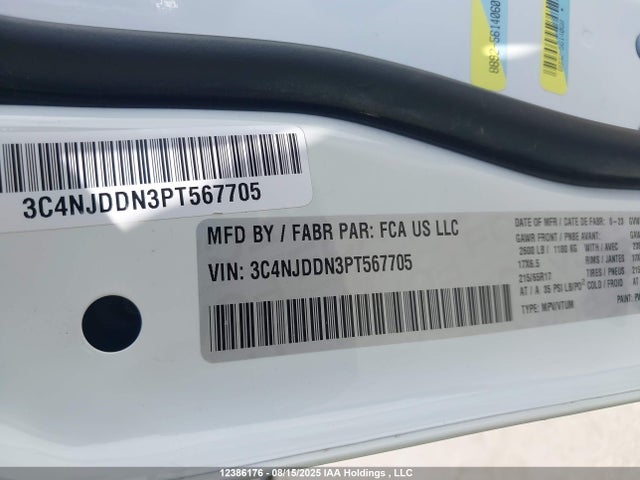 Jeep Compass 2023 3C4NJDDN3PT567705 Image 9