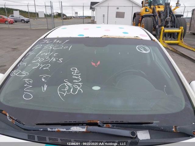 KNAFX4A89E5203185 KIA Forte
