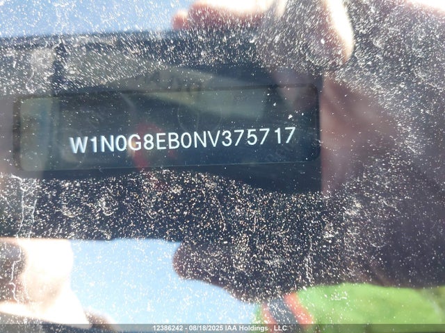 W1N0G8EB0NV375717 Mercedes-Benz m274