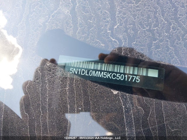 Aukcja sprzedaży 2019 Infiniti Qx60, vin: 5N1DL0MM5KC501775, numer aukcji: 12386257