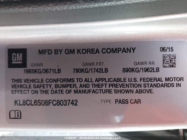 KL8CL6S08FC803742 Chevrolet en0