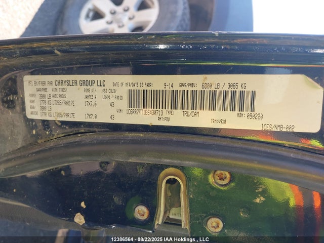 RAM 1500 2014 1C6RR7FT1ES430713 Image 9