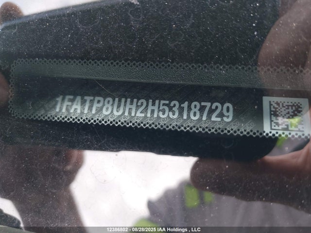 Ford 2.3l 4v premium fuel 2017 1FATP8UH2H5318729 Image 19