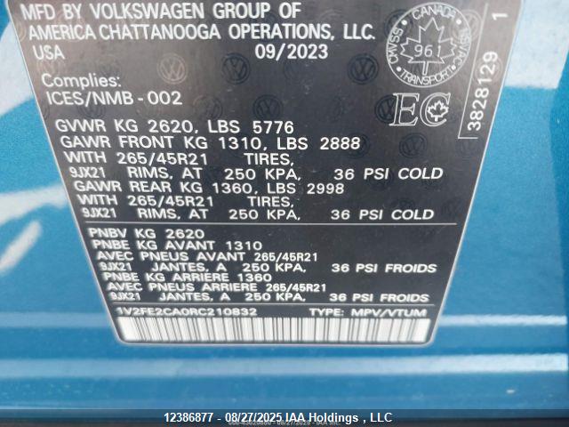 Volkswagen tsi 2024 1V2FE2CA0RC210832 Image 10