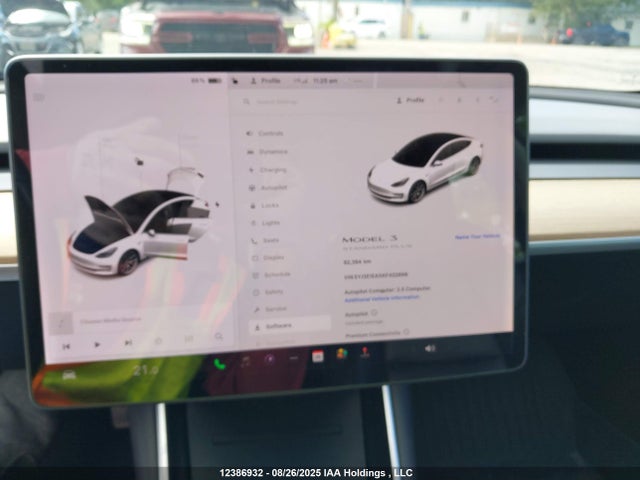 5YJ3E1EAXKF422898 Tesla MODEL 3