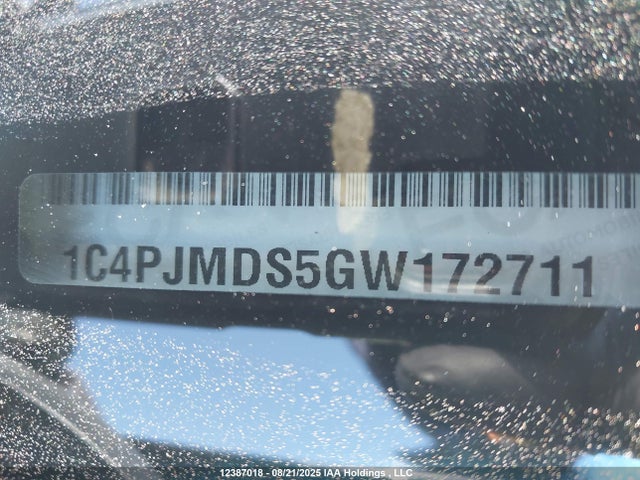1C4PJMDS5GW172711 Jeep 2016