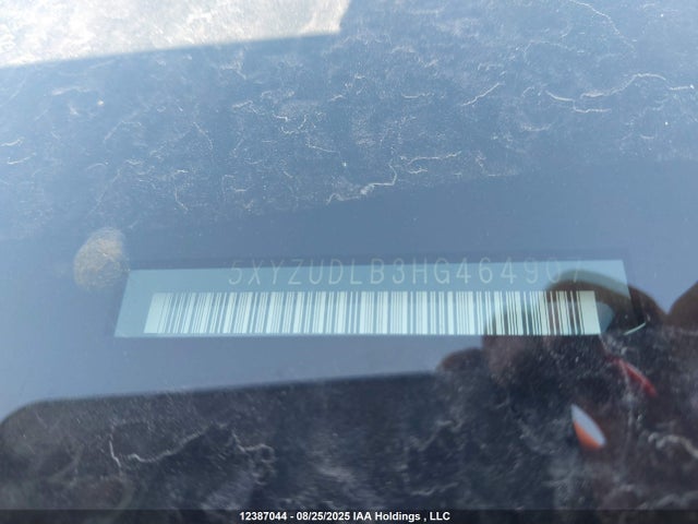 5XYZUDLB3HG464907 Hyundai gdi theta ii