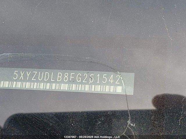 5XYZUDLB8FG261542 Hyundai dohc gdi theta ii